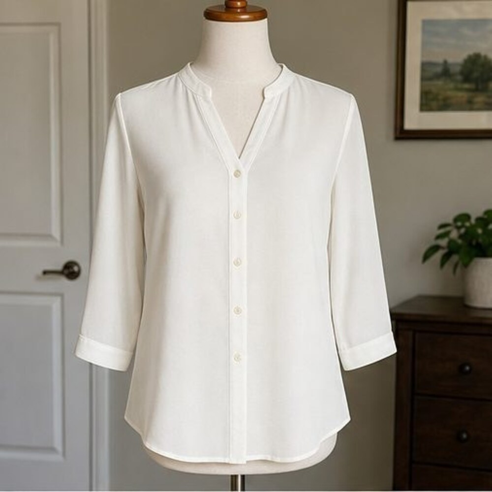 Ivory Smocked Top